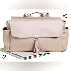 Skip Hop Bag Packback greenwich Multi function Baby Travel Bag, Vegan Leather